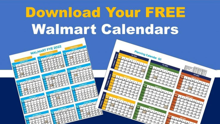 Free Walmart Fiscal Year Calendar