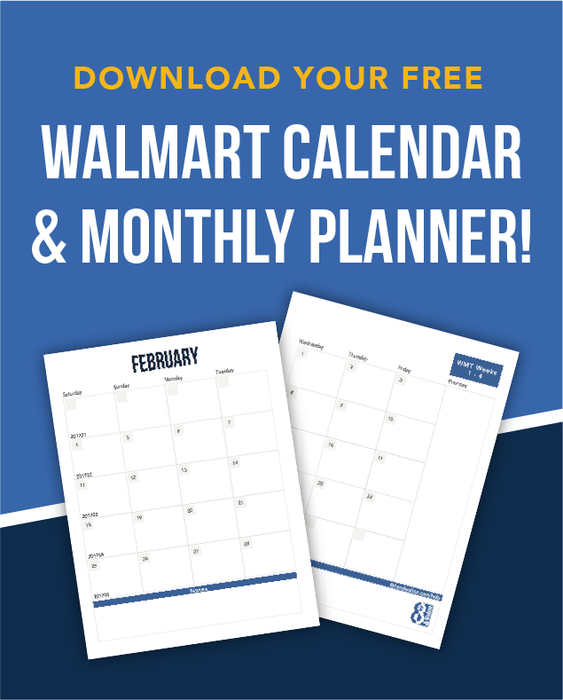 Walmart Fiscal Year Calendar: 2020 - 2021 Free Download | 8Th & Walton