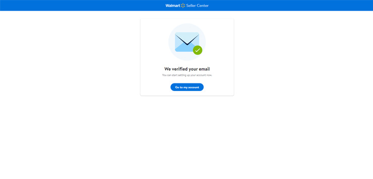We verified your email - You can start setting up your account now