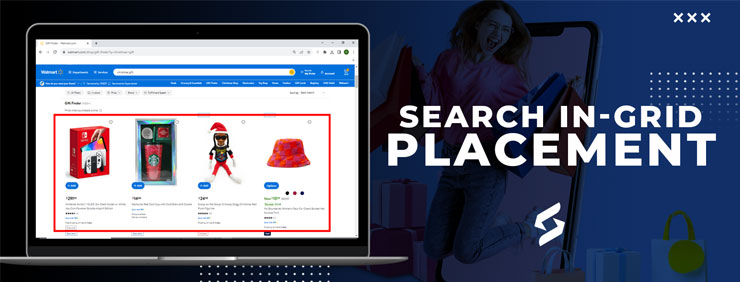 Walmart Connect Search In-Grid Placement Example